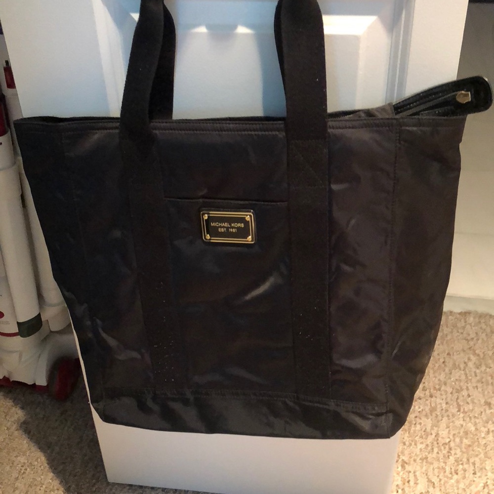 Michael Kors Black Nylon Tote